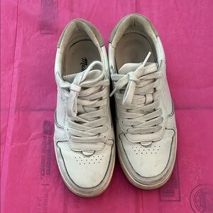 Madewell Court Sneakers in White Leather